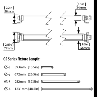 Nemalux GS Product Dimensions