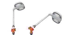Hazardous Location LED Light with SwivelPole | 8,000 – 20,000 Lumen Luminaire | Class I Division 2 Light | XR Series from Nemalux