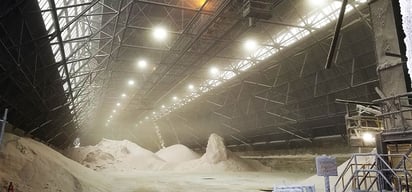 Safely Lighting a Sulphate Storage Facility